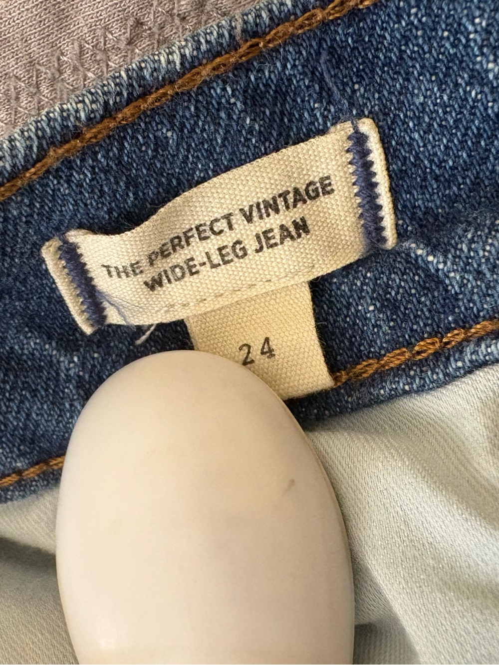 Madewell The Perfect Vintage Jeans Womens 24 Blue Wide Leg High Rise - Picture 3 of 10